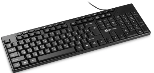Клавиатура Oklick 125M проводная, USB, черный [1678108]