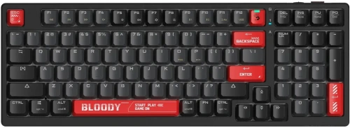 Клавиатура A4Tech Bloody WS98 механическая беспроводная USB черный/серый (WS98) [WS98]