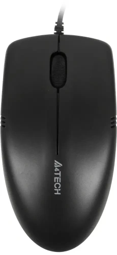 Мышь проводная A4Tech OP-530NU черный, 1200 dpi, USB, кнопки - 3 [87365]