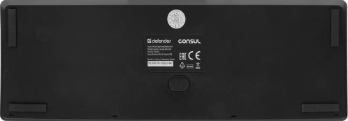 Клавиатура Defender Consul GK-220 RU проводная, USB, черный [45220]