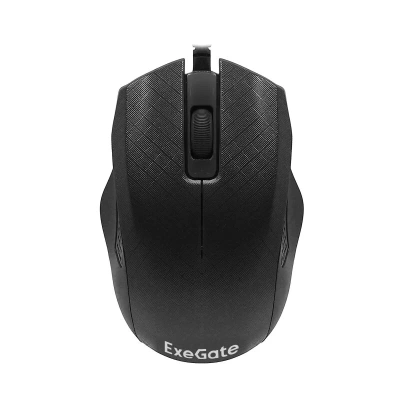 Мышь проводная ExeGate Professional Standard SH-9027 черный, 1000 dpi, USB, кнопки - 3 [EX264100RUS]