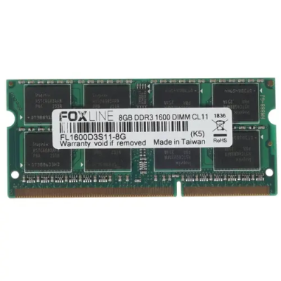 Оперативная память Foxline SODIMM 8GB 1600 DDR3 [FL1600D3S11-8G]