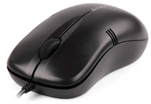 Мышь проводная A4Tech OP-560NUS черный, 1200 dpi, USB, кнопки - 3 [OP-560NUS]