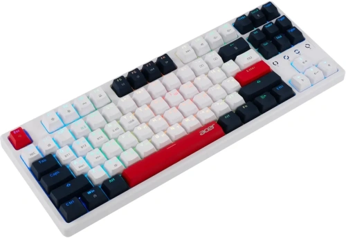 Клавиатура Acer OKR302 (ZL.KBDEE.016) беспроводная, USB, Bluetooth/Радиоканал, белый [ZL.KBDEE.016]