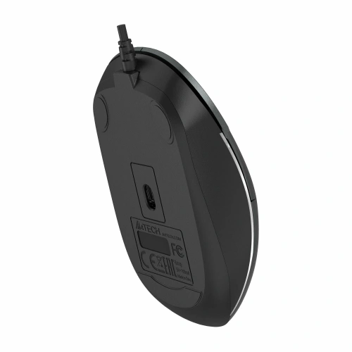 Мышь проводная A4Tech Fstyler FM26 серый/черный, 1600 dpi, USB, кнопки - 4 [FM26 USB (SMOKY GREY)]