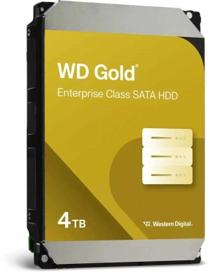 Жесткий диск WD SATA-III 4TB WD4004FRYZ Desktop Gold 512E [WD4004FRYZ]