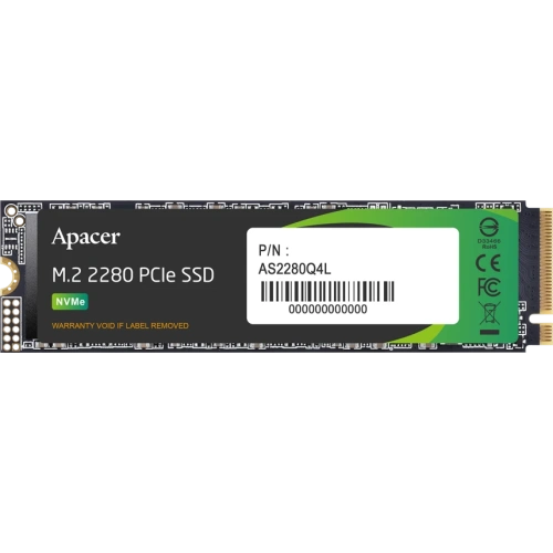 Накопитель NVMe Apacer AS2280Q4L 1000 Гб, M.2 2280, PCIe 4.0 x4 [AP1TBAS2280Q4L-1]