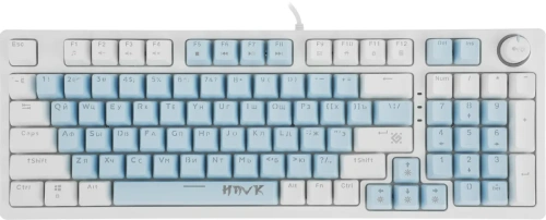 Клавиатура Defender Hawk GK-418 (45422) проводная, USB, белый [45422]