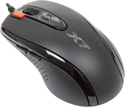 Мышь проводная A4Tech X-710BK черный, 2000 dpi, USB, кнопки - 7 [X-710BK]