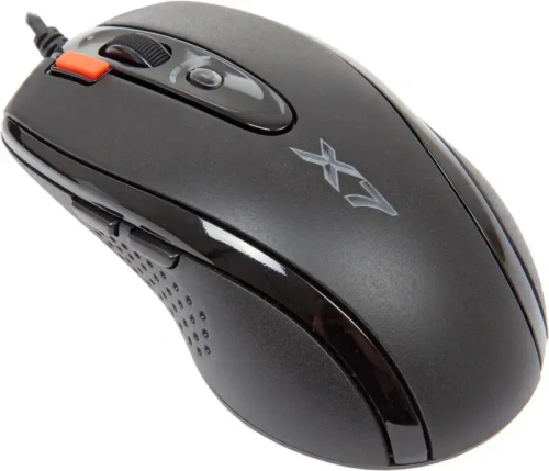 Мышь проводная A4Tech X-710BK черный, 2000 dpi, USB, кнопки - 7 [X-710BK]