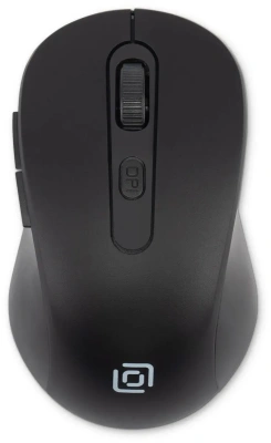 Мышь беспроводная Oklick 677MW черный, 1600 dpi, радиоканал, USB, кнопки - 6 [1520859]