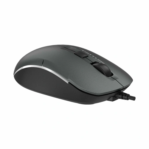 Мышь проводная A4Tech Fstyler FM26 серый/черный, 1600 dpi, USB, кнопки - 4 [FM26 USB (SMOKY GREY)]