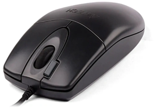 Мышь проводная A4Tech OP-620DS черный, 1000 dpi, USB, кнопки - 4 [OP-620DS черный]