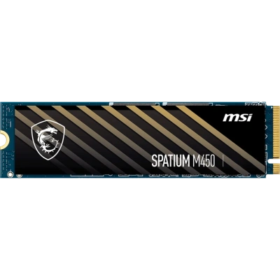 Накопитель SSD MSI SPATIUM M450 500GB, M.2 2280, PCIe 4.0 x4, NVMe, R/W 3600/2300 [S78-440K220-P83]