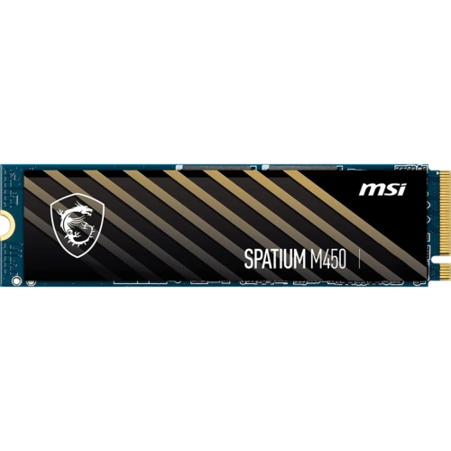 Накопитель SSD MSI SPATIUM M450 500GB, M.2 2280, PCIe 4.0 x4, NVMe, R/W 3600/2300 [S78-440K220-P83]