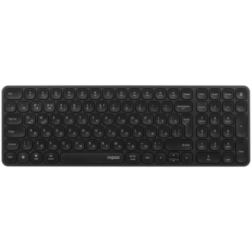 Клавиатура Rapoo E9310M Ультра-тонкая Беспроводная 2.4ГГц, Bluetooth3.0, серый [E9310M серый]