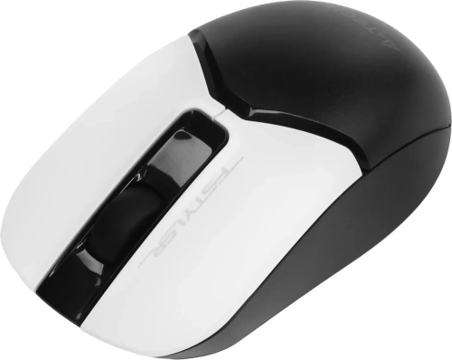 Мышь беспроводная A4Tech Fstyler FB12 белый/черный, 1200 dpi, USB, кнопки - 3 [FB12 PANDA]