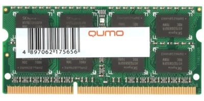 Оперативная память QUMO DDR3 SODIMM 8GB QUM3S-8G1333C9(R) PC3-10600, 1333MHz [QUM3S-8G1333C9R]