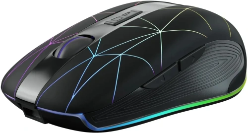 Мышь беспроводная Oklick 976GW черный, 3200 dpi, радиоканал, USB, кнопки - 6 [976GW]