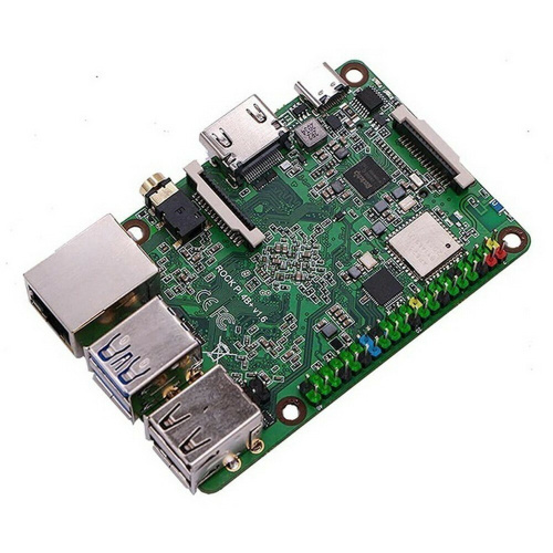 Одноплатный компьютер RockPi ROCK PI 4B Plus (4GB / 32GB eMMC) [RPBoard_4B_Plus]