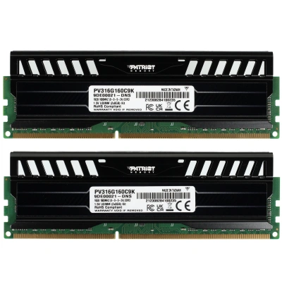 Оперативная память Patriot 16Gb DDR3 1600MHz (2*8Gb) DIMM VIPER3 CL9 [PV316G160C9K] Black [PV316G160C9K]