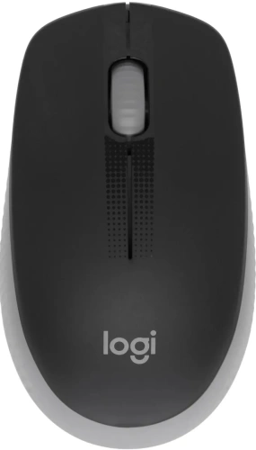 Мышь беспроводная Logitech M190 серый, 1000 dpi, радиоканал, USB, кнопки - 3 [910-005924]