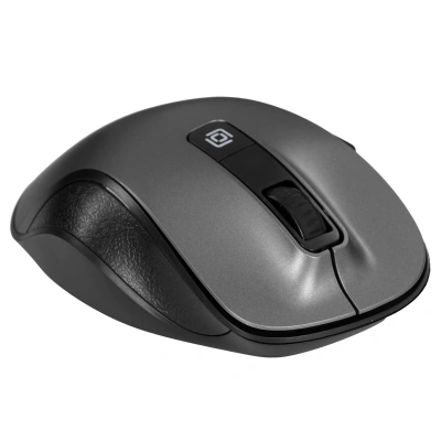 Мышь беспроводная Oklick 504MW черный/серый, 1600 dpi, радиоканал, USB [2004736]