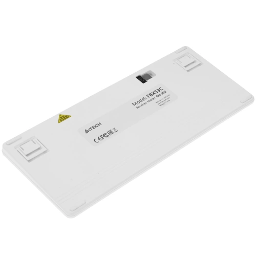 Клавиатура A4Tech Fstyler FBX53C белый USB беспроводная BT/Radio slim Multimedia (FBX53C) [FBX53C белый]