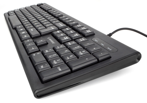 Клавиатура Gembird KB-8354U-BL проводная USB, черный [17626]