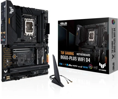 Материнская плата ASUS TUF GAMING B660-PLUS WIFI D4, LGA 1700, Intel B660 [TUF GAMING B660-PLUS WIFI D4]