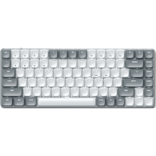 Клавиатура беспроводная механическая Satechi SM1 Slim Mechanical Backlit Bluetooth Keyboard, белый/серый ST-KSM1LT-RU [ST-KSM1LT-RU]