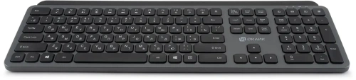 Клавиатура Оклик K859W беспроводная USB серый/черный (2002136) [2002136]