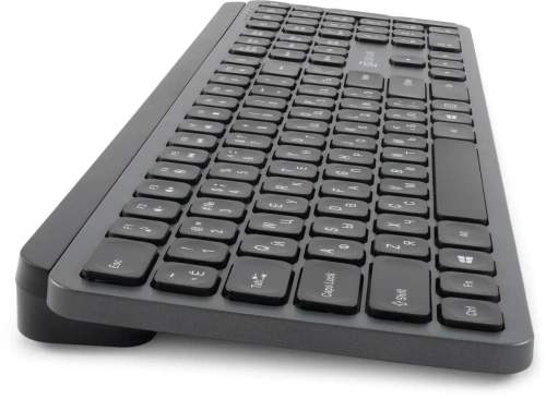 Клавиатура Оклик K859W беспроводная USB серый/черный (2002136) [2002136]