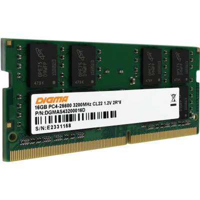 Оперативная память Digma DDR4 16Gb 3200MHz [DGMAS43200016D]