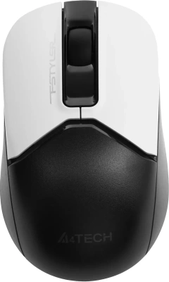 Мышь беспроводная A4Tech Fstyler FB12 белый/черный, 1200 dpi, USB, кнопки - 3 [FB12 PANDA]