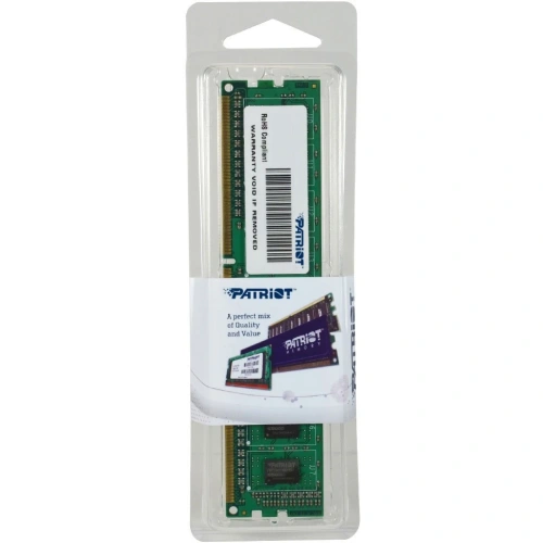 Оперативная память Patriot SL 4GB DDR3 1600MHz (PC3-12800) DIMM [PSD34G160081]
