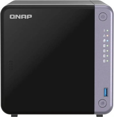 Сетевое хранилище NAS Qnap TS-432X-4G 4-bay настольный Alpine AL-524 [TS-432X-4G]