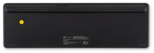 Клавиатура Оклик K614W черный USB беспроводная slim Multimedia Touch (1979327) [1979327]