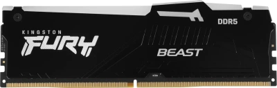Оперативная память Kingston 32GB 5600MHz DDR5 CL40 DIMM FURY Beast RGB [KF556C40BBA-32]