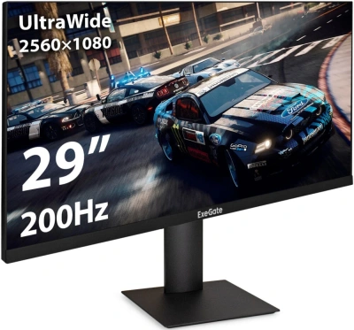 Монитор 29&quot; ExeGate Combat EC1500 IPS 2560x1080, 200 Гц [EX297301RUS]