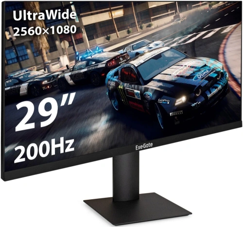 Монитор 29&quot; ExeGate Combat EC1500 IPS 2560x1080, 200 Гц [EX297301RUS]