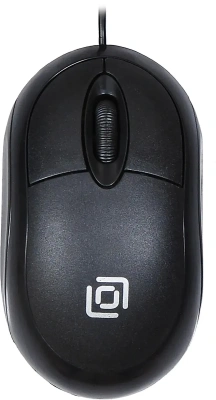 Мышь проводная Oklick 105S черный, 800 dpi, USB, кнопки - 3 [HM-01]