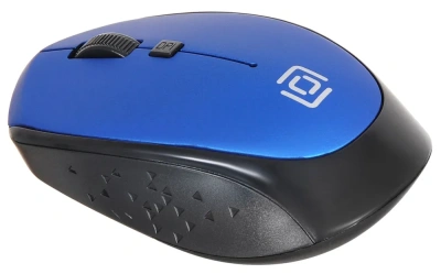 Мышь беспроводная Oklick 488MW синий/черный, 1600 dpi [SR-1807 BLUE]
