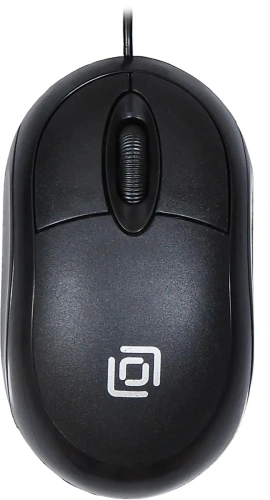Мышь проводная Oklick 105S черный, 800 dpi, USB, кнопки - 3 [HM-01]