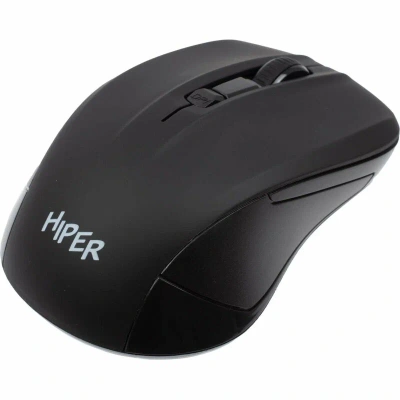 Мышь беспроводная HIPER HOMW-101-BT черный, 1600 dpi,  кнопки - 4 [HOMW-101-BT]