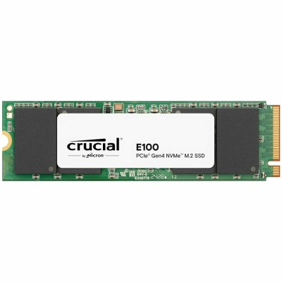 Накопитель SSD Crucial E100, 480Gb, M.2 2280, PCIe 4.0 x4, NVMe, R/W 4700/2500 [CT480E100SSD8]