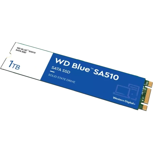 Накопитель SSD WD Blue SA510 1Tb, SATA III, M.2 2280, R/W 560/520 [WDS100T3B0B]