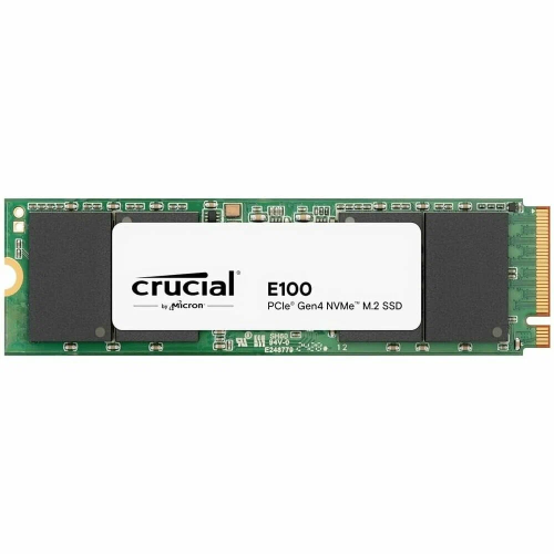 Накопитель SSD Crucial E100, 480Gb, M.2 2280, PCIe 4.0 x4, NVMe, R/W 4700/2500 [CT480E100SSD8]