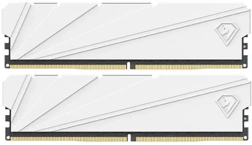 Оперативная память Netac 16GB DDR4 3200 (2x8GB) DIMM PC4-25600 Shadow S C16 White 16-20-20-40 1.35V XMP Dual [NTSSD4P32DP-16W]