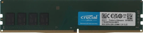 [OEM] Оперативная память Crucial DDR4 8GB 3200MHz UDIMM (PC4-25600) CL22 1.2V [CT8G4DFRA32A]
